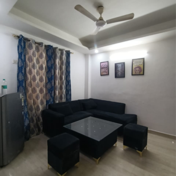Living Room in 1 BHK Builder Floor at Malviya Nagar – for Rent