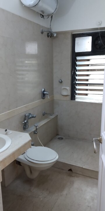 Bathroom in 3 BHK Apartment at Villa Rosa Apartment, Bandra West – for Rent