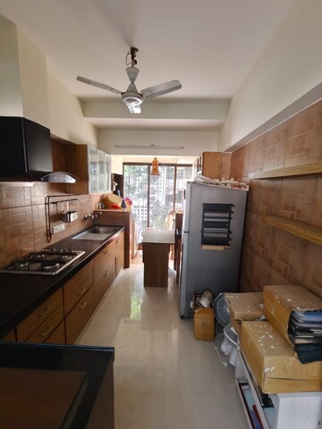 Living Room in 2 BHK Apartment at Eken Heights, Khar West – for Rent