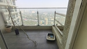 Balcony in 3 BHK Apartment at LnT Crescent Bay T5, Parel – for Rent