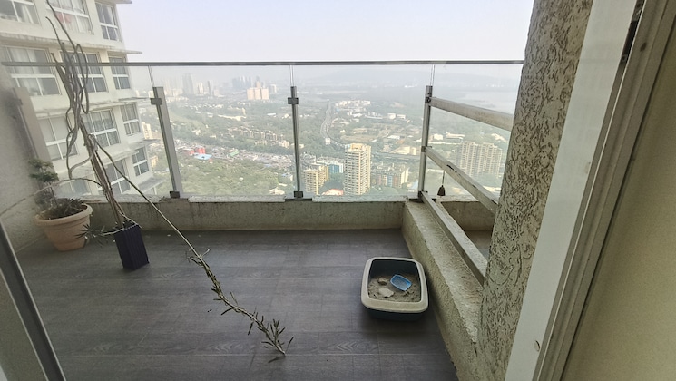 Balcony, lnt-crescent-bay-t5 3 Bedroom 1425 Sq.Ft. Apartment In Parel Mumbai 9508821