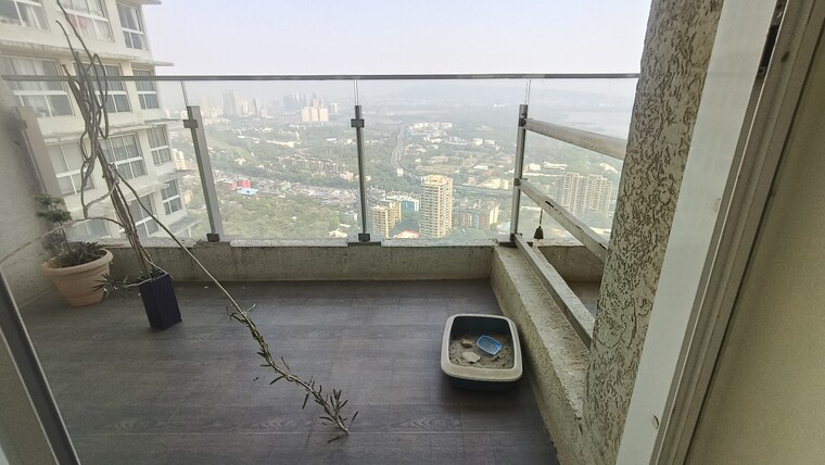 Balcony, lnt-crescent-bay-t5 3 Bedroom 1425 Sq.Ft. Apartment In Parel Mumbai 9508821