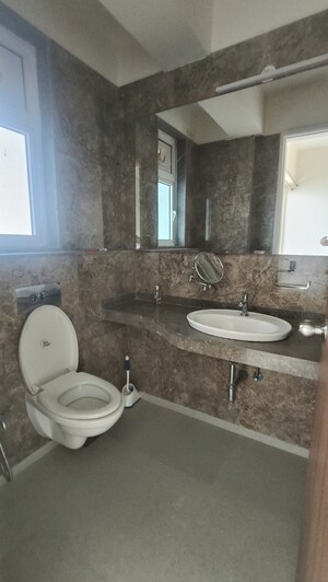 Attached Bathroom in 3 BHK Apartment at LnT Crescent Bay T5, Parel – for Rent