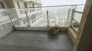 Balcony in 3 BHK Apartment at LnT Crescent Bay T5, Parel – for Rent