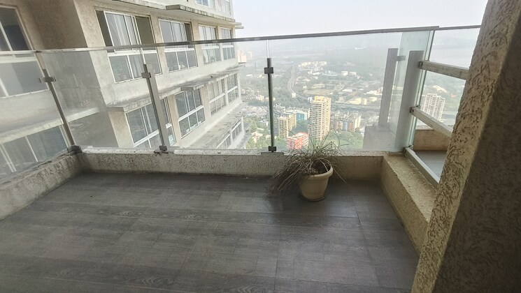 Balcony, lnt-crescent-bay-t5 3 Bedroom 1425 Sq.Ft. Apartment In Parel Mumbai 9508821
