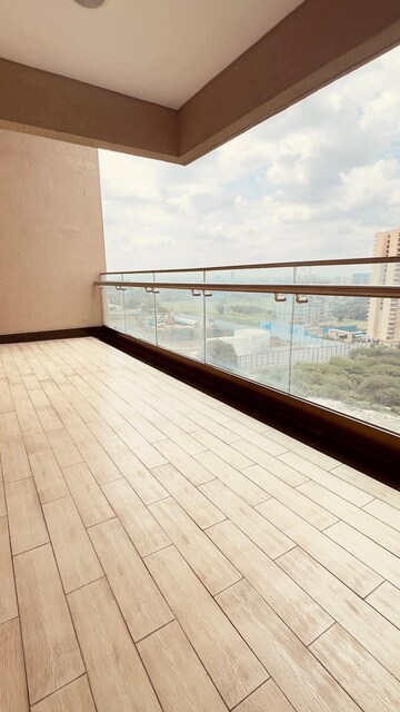 Balcony in 4 BHK Apartment at Panchshil One North, Magarpatta City – for Rent