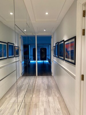 Building Lobby in 3 BHK Apartment at Indiabulls Blu, Worli – for Rent