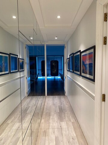 Building Lobby in 3 BHK Apartment at Indiabulls Blu, Worli – for Rent