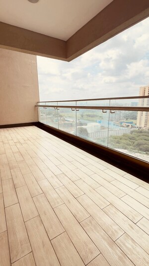 Balcony in 3.5 BHK Apartment at Panchshil One North, Magarpatta City – for Sale