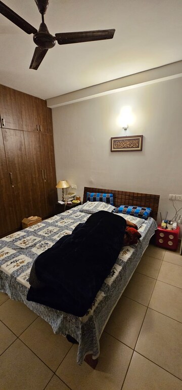 Bedroom in 3.5 BHK Apartment at Bhartiya Nikoo Homes, Thanisandra Main Road – for Rent