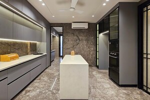 Kitchen in 4 BHK Apartment at Suvidha Emerald, Dadar West – for Sale