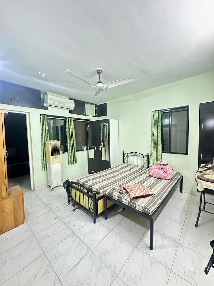 Bedroom, vascon-viola 3 Bedroom 1400 Sq.Ft. Apartment In Warje Pune 9508874