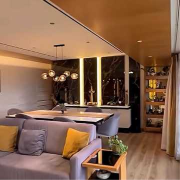 Living Room in 3 BHK Apartment at Silverlite 56 West, Vile Parle West – for Sale