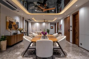 Living Room in 4 BHK Apartment at Chheda The Pavilion, Dadar West – for Sale