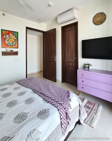 Bedroom in 2 BHK Apartment at Amann Marina, Worli – for Rent