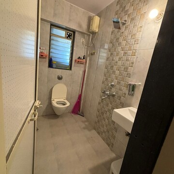 Bathroom in 2 BHK Apartment at Oxford Apartments Bandra West, St. Peters Colony – for Rent