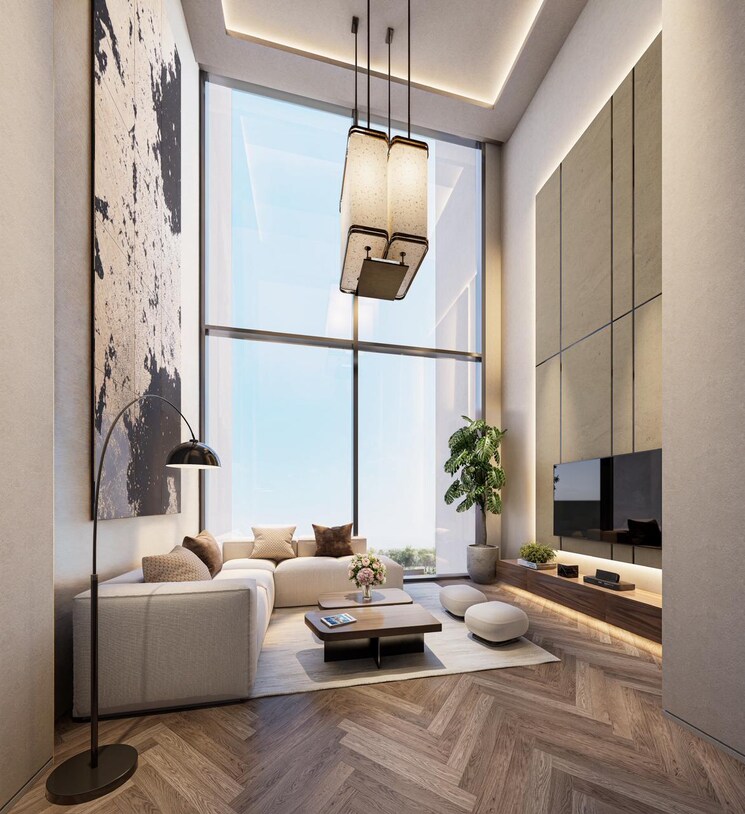 Living Room, ace-edit Studio 780 Sq.Ft. Apartment In Sector 22d Yamuna Expressway Greater Noida 9508920