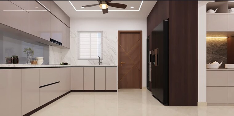 Kitchen, manikonda 3 Bedroom 1660 Sq.Ft. Apartment In Manikonda Hyderabad 9509021