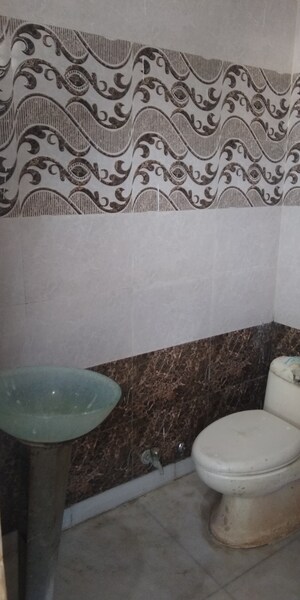 Bathroom in 2 BHK Builder Floor at Tilak Nagar – for Rent