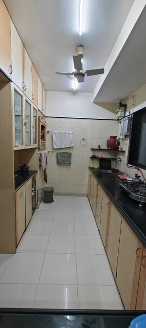 Kitchen in 3 BHK Apartment at Mandhana Manor, Mahim – for Rent