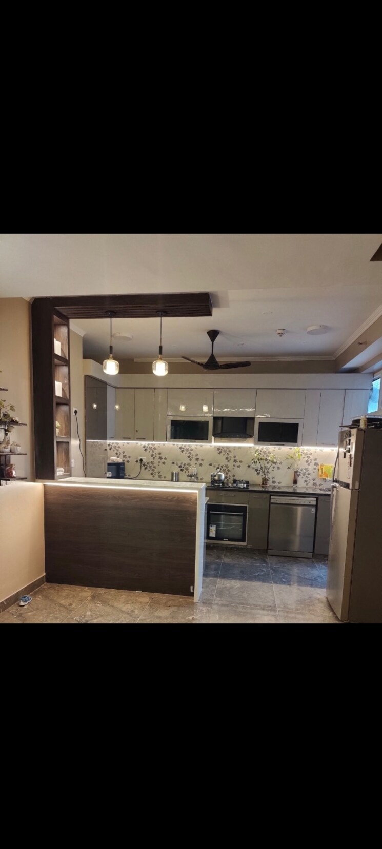 Kitchen, omkar-royal-nest 6+ Bedroom 3500 Sq.Ft. Penthouse In Tech Zone 4 Greater Noida Greater Noida 9509092