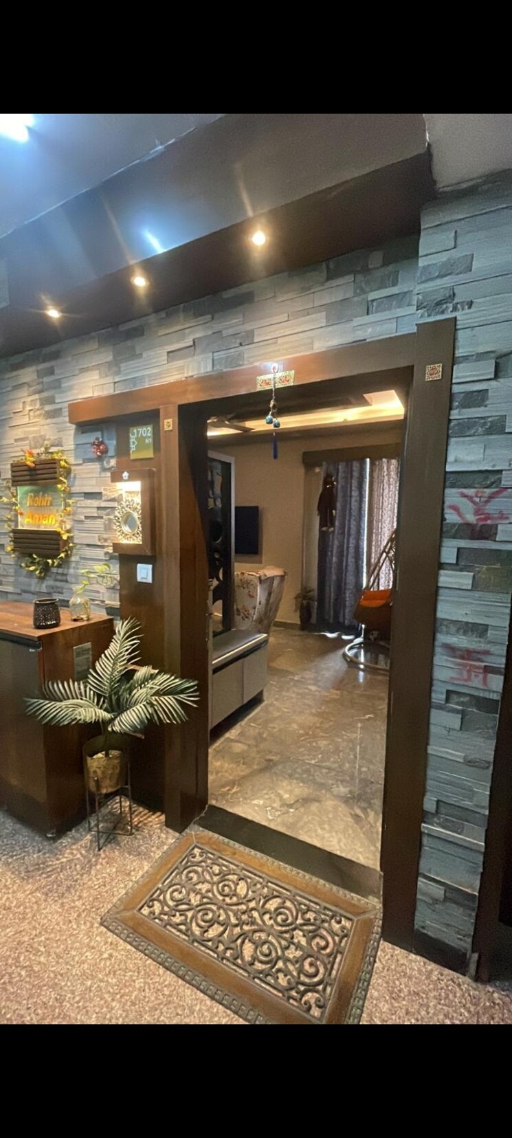 Living Room, omkar-royal-nest 6+ Bedroom 3500 Sq.Ft. Penthouse In Tech Zone 4 Greater Noida Greater Noida 9509092