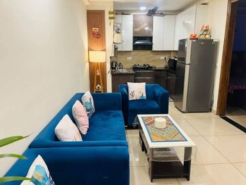 Living Room in 1 BHK Apartment at Freedom Fighters Enclave – for Rent