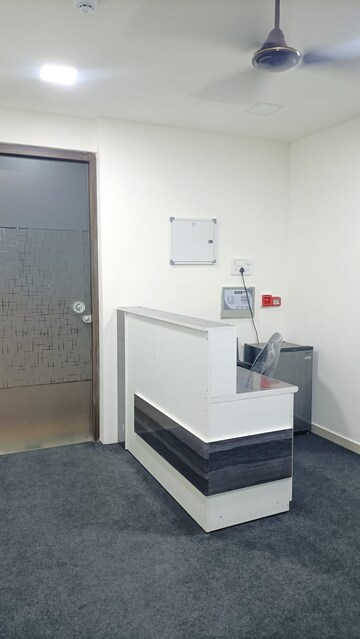 Bathroom in  Office Space at Akshar Business Park, Vashi Sector 19f – for Rent