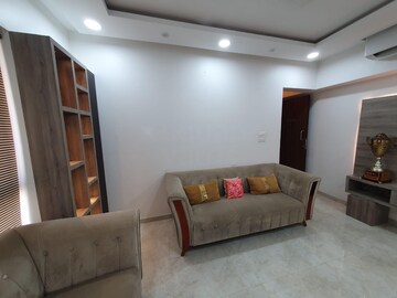 Living Room in 1 BHK Apartment at Lodha Amara, Kolshet Road – for Rent