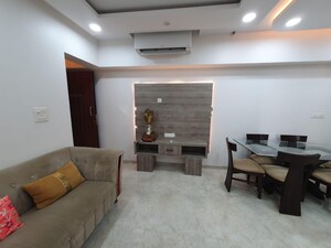 Living Room in 1 BHK Apartment at Lodha Amara, Kolshet Road – for Rent