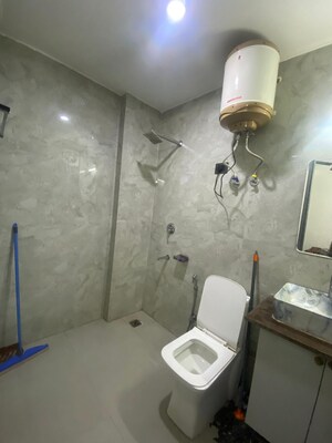 Bathroom in 1.5 BHK Apartment at Saket – for Rent