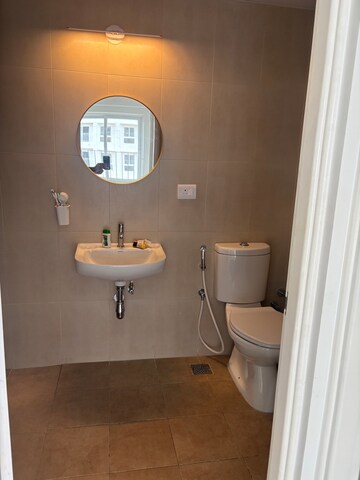 Bathroom in 1.5 BHK Apartment at Brigade El Dorado, Bagaluru – for Rent