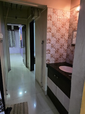 Building Lobby in 2 BHK Apartment at Woodland Avenue, Kothrud – for Rent