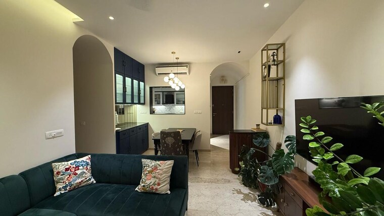 Living Room, lnt-realty-crescent-bay 2 Bedroom 850 Sq.Ft. Apartment In Parel Mumbai 9509640