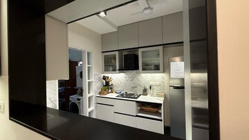 Kitchen in 2 BHK Apartment at LnT Realty Crescent Bay, Parel – for Rent