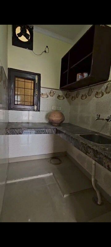 Kitchen in 1 BHK Builder Floor at Chattarpur – for Rent