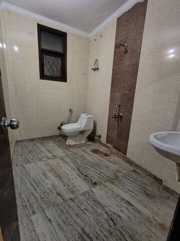 Bathroom in 3 BHK Builder Floor at Saket – for Rent