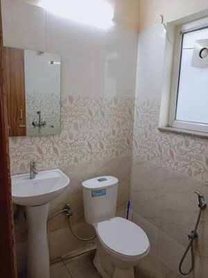 Bathroom in 3 BHK Builder Floor at Defence Colony – for Rent