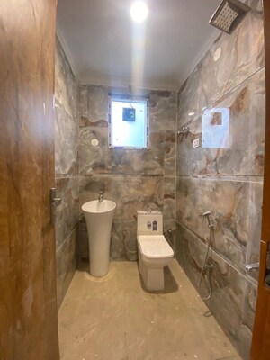 Bathroom in 1 BHK Builder Floor at Chattarpur – for Rent