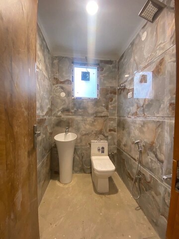 Bathroom in 1 BHK Builder Floor at Chattarpur – for Rent