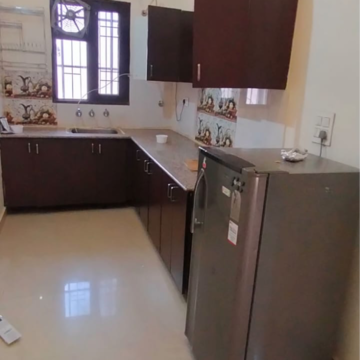 Kitchen in 1 BHK Builder Floor at Sunny Enclave – for Rent
