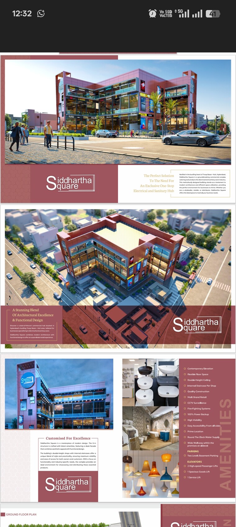 Master Plan, abids Commercial Showroom 2865 Sq.Ft. In Abids Hyderabad 9509784