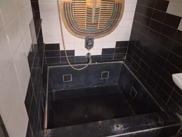 Bathroom in 3 BHK Apartment at Highland Park Andheri West, Andheri West – for Rent