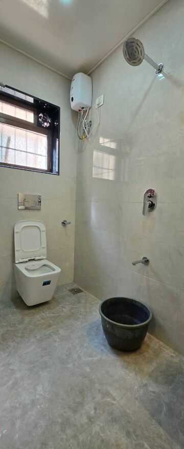 Bathroom in 2 BHK Apartment at Mhatre Tower, Ic Colony – for Rent