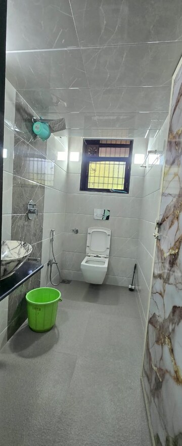 Bathroom in 2 BHK Apartment at Mhatre Tower, Ic Colony – for Rent