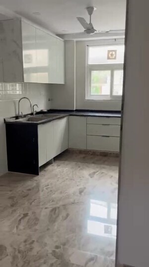 Kitchen in 3 BHK Builder Floor at Rajouri Garden – for Rent