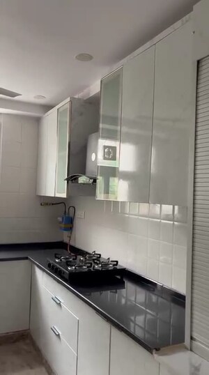 Kitchen in 3 BHK Builder Floor at Rajouri Garden – for Rent