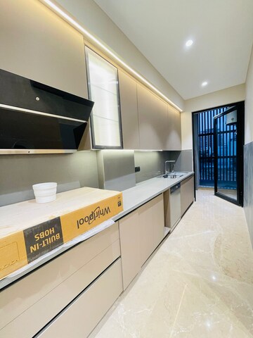 Kitchen in 4 BHK Builder Floor at SS Southend Floors, South City 2 – for Sale