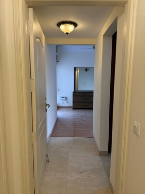 Building Lobby in 3.5 BHK Apartment at Unitech Uniworld City, Sector 30 – for Rent