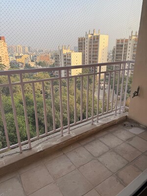 Balcony in 3.5 BHK Apartment at Unitech Uniworld City, Sector 30 – for Rent